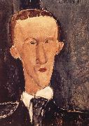Amedeo Modigliani Portrait of Blaise Cendras painting